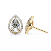 Celestara | 0.81Ct Lab-Grown Diamond Earrings in 14K Gold – Heavenly Radiance, Consciously Crafted