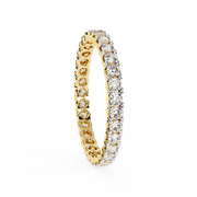 Elarion | 0.99Ct Lab-Grown Diamond 14K Gold Band – Eternal Shine, Sustainably Yours