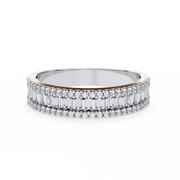 Veloura | 0.60Ct Lab-Grown Diamond Band in 14K Gold – Silken Glow, Consciously Curated