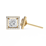 Auralis | 0.84Ct Lab-Grown Diamond Earrings in 14K Gold – Radiance Refined, Ethically Inspired