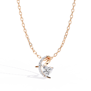 Clairavyn | 0.83Ct Lab-Grown Diamond Pendant in 14K Gold – Radiant Heart, Everlasting Elegance