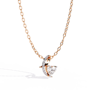 Clairavyn | 0.83Ct Lab-Grown Diamond Pendant in 14K Gold – Radiant Heart, Everlasting Elegance