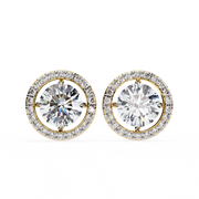 Solenyra | 0.92Ct Lab-Grown Diamond Earrings in 14K Gold – Luminous Grace, Ethically Born