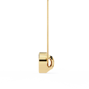 EthereaGlow | 0.26Ct Lab-Grown Diamond Pendant in 14K Gold – Illuminate with Ethereal Elegance