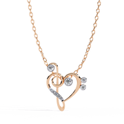 Aetherelle | 0.27Ct Lab-Grown Diamond Pendant in 14K Gold – Celestial Light, Eternal Elegance