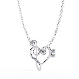 Aetherelle | 0.27Ct Lab-Grown Diamond Pendant in 14K Gold – Celestial Light, Eternal Elegance