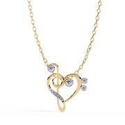 Aetherelle | 0.27Ct Lab-Grown Diamond Pendant in 14K Gold – Celestial Light, Eternal Elegance