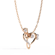 Aetherelle | 0.27Ct Lab-Grown Diamond Pendant in 14K Gold – Celestial Light, Eternal Elegance