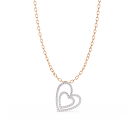 Solviera | 0.25Ct Lab-Grown Diamond Pendant in 14K Gold – Radiant Soul, Everlasting Grace