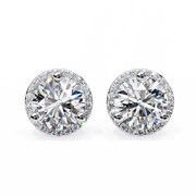 Lumirisse | 1.95Ct Lab-Grown Diamond Earrings in 14K Gold – Radiant Glow, Ethically Crafted