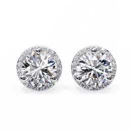 Lumirisse | 1.95Ct Lab-Grown Diamond Earrings in 14K Gold – Radiant Glow, Ethically Crafted