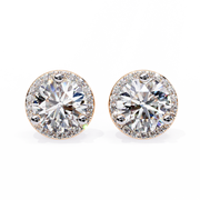 Lumirisse | 1.95Ct Lab-Grown Diamond Earrings in 14K Gold – Radiant Glow, Ethically Crafted