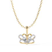 Claravelle | 0.77Ct Lab-Grown Diamond Pendant in 14K Gold – Pure Radiance, Timeless Grace