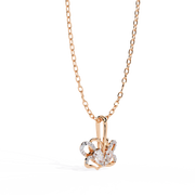 Claravelle | 0.77Ct Lab-Grown Diamond Pendant in 14K Gold – Pure Radiance, Timeless Grace