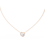 LustraLune | 0.87Ct Lab-Grown Diamond Pendant in 14K Gold – Moonlit Sparkle, Mindfully Made