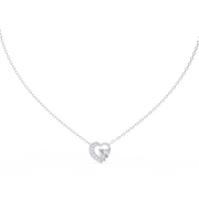 LustraLune | 0.87Ct Lab-Grown Diamond Pendant in 14K Gold – Moonlit Sparkle, Mindfully Made