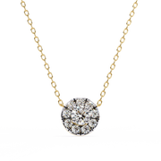 Novaluxe | 0.24Ct Lab-Grown Diamond Pendant in 14K Gold – Timeless Spark, Ethically Refined