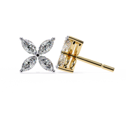 Oralithra | 0.88Ct Lab-Grown Diamond Earrings in 14K Gold – Eternal Glow, Ethically Composed