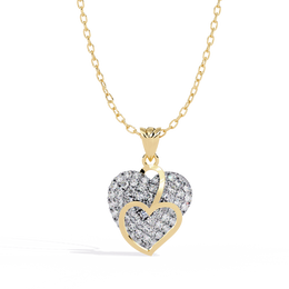 Solastra | 1.80Ct Lab-Grown Diamond Pendant in 14K Gold – Celestial Light, Enduring Love