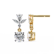 Auralisse | 1.16Ct Lab-Grown Diamond Earrings in 14K Gold – Whispering Light, Consciously Elegant
