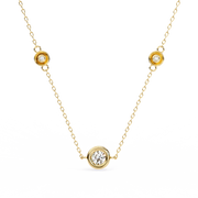 Radiara | 0.07Ct Lab-Grown Diamond Pendant in 14K Gold – Pure Brilliance, Ethical Beauty