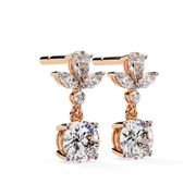 Auralisse | 1.16Ct Lab-Grown Diamond Earrings in 14K Gold – Whispering Light, Consciously Elegant