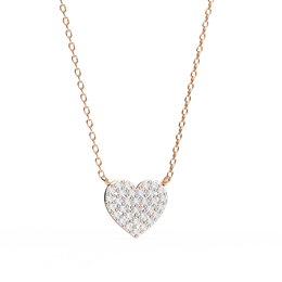 Lunessence | 0.21Ct Lab-Grown Diamond Pendant in 14K Gold – Lunar Light, Endlessly Refined