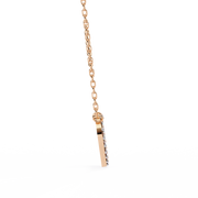 Lunessence | 0.21Ct Lab-Grown Diamond Pendant in 14K Gold – Lunar Light, Endlessly Refined