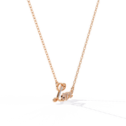 Elaria | 0.08Ct Lab-Grown Diamond Pendant in 14K Gold – Eternal Glow, Refined Grace