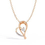 Noctavelle | 0.28Ct Lab-Grown Diamond Pendant in 14K Gold – Starry Grace, Eternal Devotion