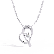 Noctavelle | 0.28Ct Lab-Grown Diamond Pendant in 14K Gold – Starry Grace, Eternal Devotion