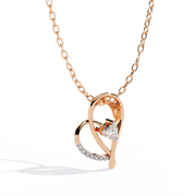 Noctavelle | 0.28Ct Lab-Grown Diamond Pendant in 14K Gold – Starry Grace, Eternal Devotion