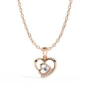 Clarestelle | 0.14Ct Lab-Grown Diamond Pendant in 14K Gold – Radiant Purity, Timeless Grace