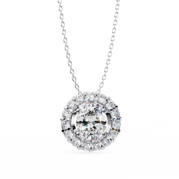 Velantra | 0.97Ct Lab-Grown Diamond Pendant in 14K Gold – Celestial Charm, Consciously Created