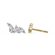 Veloura | 0.35Ct Lab-Grown Diamond Earrings in 14K Gold – Ethereal Spark, Responsibly Refined