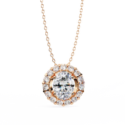 Velantra | 0.97Ct Lab-Grown Diamond Pendant in 14K Gold – Celestial Charm, Consciously Created