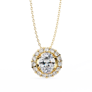 Velantra | 0.97Ct Lab-Grown Diamond Pendant in 14K Gold – Celestial Charm, Consciously Created