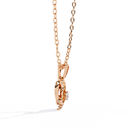 Clarestelle | 0.14Ct Lab-Grown Diamond Pendant in 14K Gold – Radiant Purity, Timeless Grace