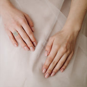 Aurelyn | 4.46Ct Lab-Grown Diamond Ring in 14K Gold – Golden Glow, Forever Yours