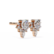 Elurien | 0.68Ct Lab-Grown Diamond Earrings in 14K Gold – Celestial Grace, Ethically Refined