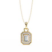 Lustravia | 0.93Ct Lab-Grown Diamond Pendant in 14K Gold – Eternal Glow, Thoughtfully Created