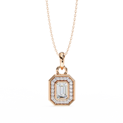Lustravia | 0.93Ct Lab-Grown Diamond Pendant in 14K Gold – Eternal Glow, Thoughtfully Created