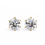 Auristelle | 2.62Ct Lab-Grown Diamond Earrings in 14K Gold – Star-Kissed Sparkle, Consciously Crafted