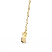 Auralis | 0.68Ct Lab-Grown Diamond Pendant in 14K Gold – Luminous Essence, Ethically Inspired