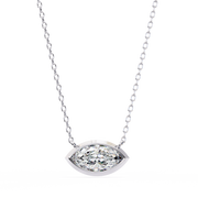 Auralis | 0.68Ct Lab-Grown Diamond Pendant in 14K Gold – Luminous Essence, Ethically Inspired