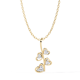 Nuvielle | 1.12Ct Lab-Grown Diamond Pendant in 14K Gold – Celestial Light, Everlasting Grace