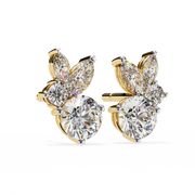 Lunavera | 1.43Ct Lab-Grown Diamond Earrings in 14K Gold – Luminous Charm, Ethically Refined