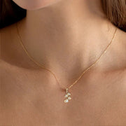 Nuvielle | 1.12Ct Lab-Grown Diamond Pendant in 14K Gold – Celestial Light, Everlasting Grace