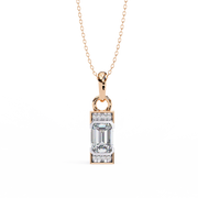 Glintara | 1.05Ct Lab-Grown Diamond Pendant in 14K Gold – Radiant Spark, Mindful Luxury