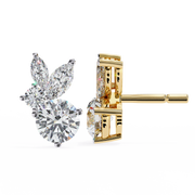 Lunavera | 1.43Ct Lab-Grown Diamond Earrings in 14K Gold – Luminous Charm, Ethically Refined